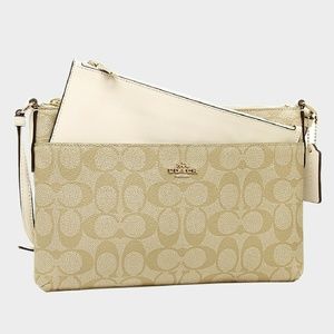 Coach Crossbody with detachable pouch